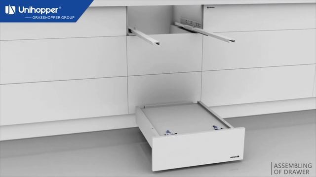 Направляющие Unihopper скрытого монтажа 3D смотреть онлайн