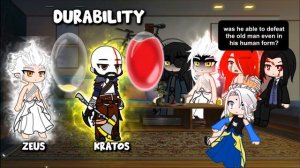 Gods React To «Kratos» |Record of Ragnarok| || Gacha Club ||