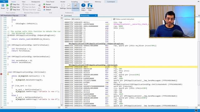 Release mode debugging. The debugger steps , backwards !! смотреть онлайн