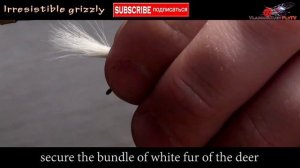 Эта мушка поймает голавля где угодно. Вязание мушек. rresistible grizzly
