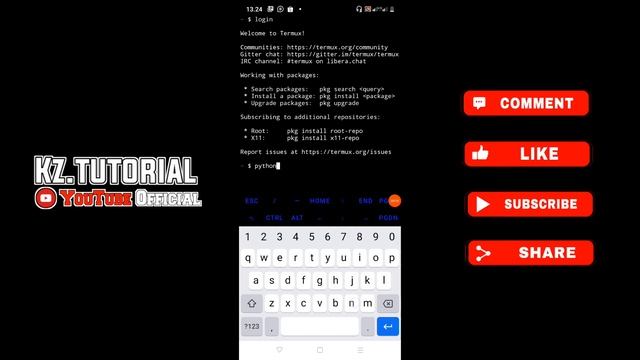 Cara Install Python Di Aplikasi Termux Denggan Benar | Dan Cara Menggunakanya смотреть онлайн