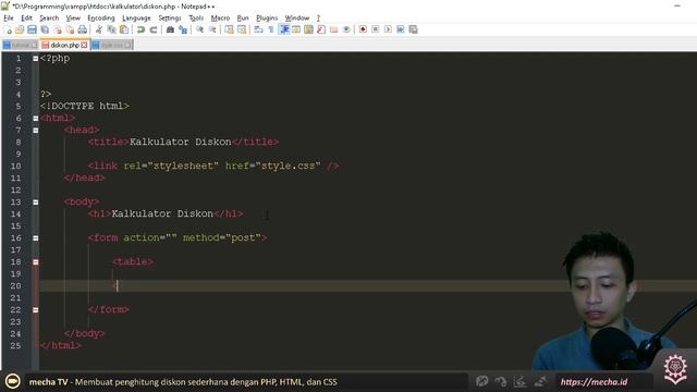 Membuat Penghitung Diskon Sederhana Dengan PHP, HTML dan CSS смотреть онлайн