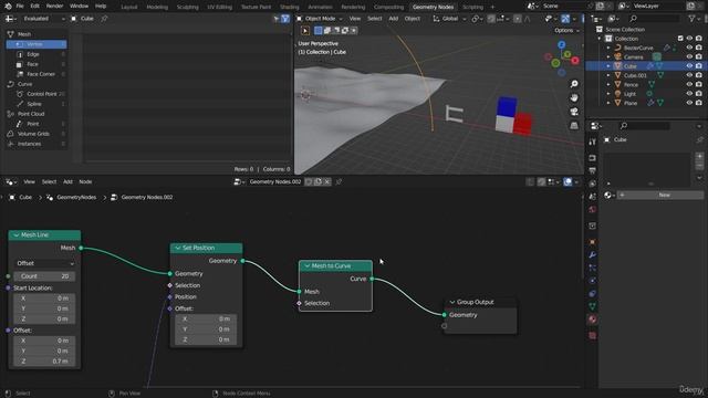 35 - Mesh to Curve Node смотреть онлайн