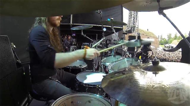 ABORTED@Cadaverous Banquet-Ken Bedene-live In Brutal Assault 2016 (Drum Cam)