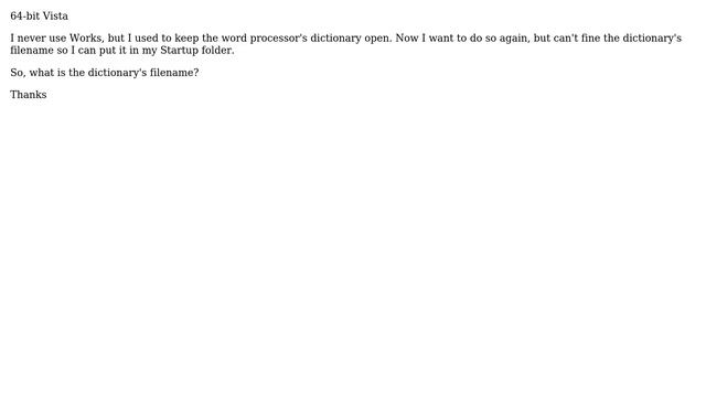 Dictionary for MS Works 9.0 word processor смотреть онлайн
