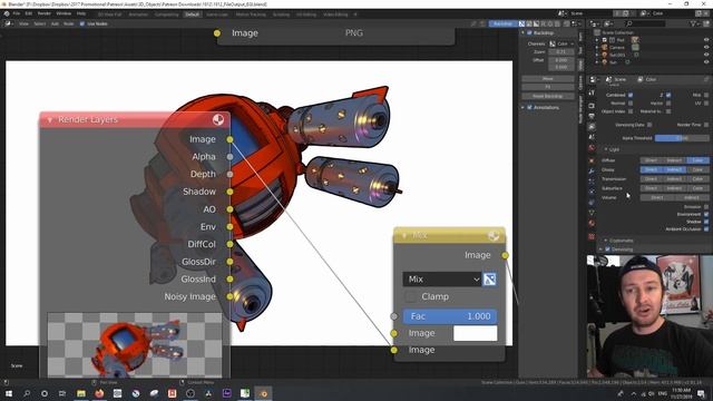 Blender Quick Tip: File output node смотреть онлайн