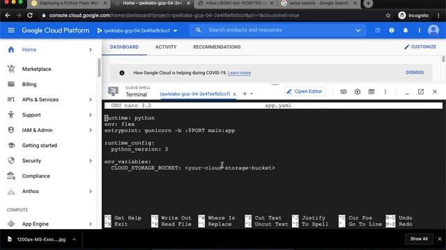 Qwiklabs Deploying a Python Flask Web Application to App Engine Flexible GSP023 смотреть онлайн