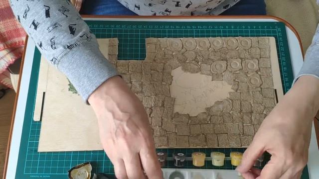 DIY Пол каменный и травяной имитация из яичной упаковки/Кукольный дом/Stone and Grass Floor смотреть онлайн