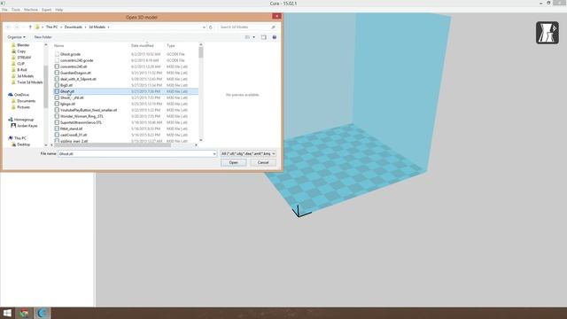 Sending GCode to the M3D Printer Generated by Ultimaker Cura смотреть онлайн