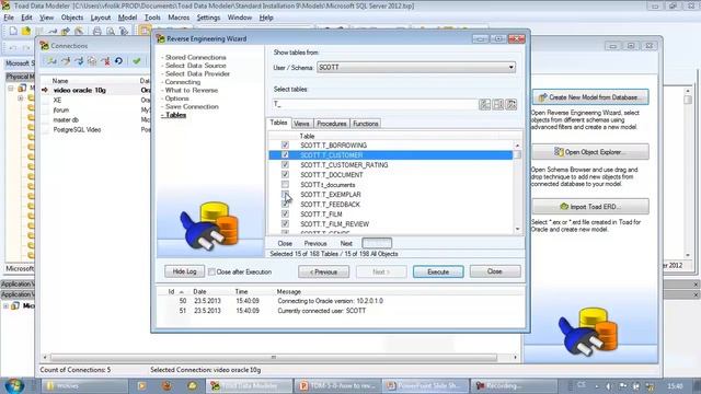 How to reverse engineer database structures with Toad Data Modeler смотреть онлайн