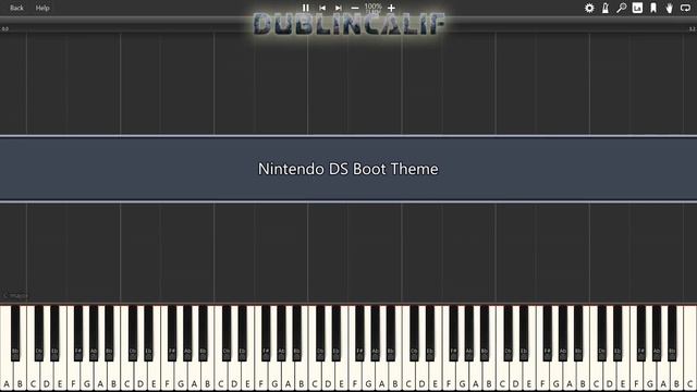 Game System Boot Themes Synthesia Piano Tutorial смотреть онлайн