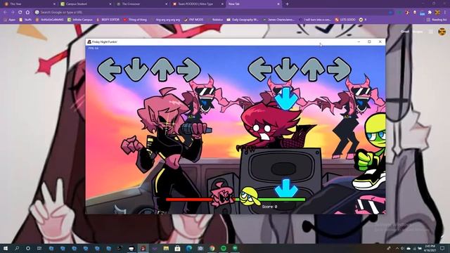 Doing Week 4 on FNF but its minus (hard mode) смотреть онлайн