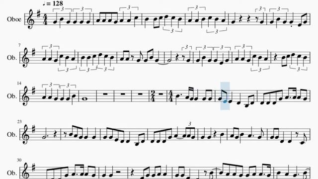 Oboe Sheet Music: How to play He Mele No Lilo (Lilo & Stitch) by Mark Kealii Hoomalu смотреть онлайн