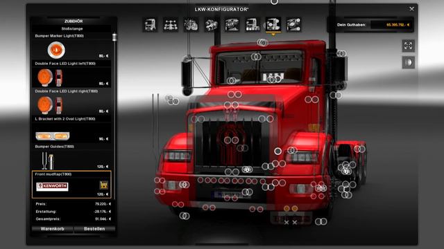 Euro Truck Simulator 2 ★ Kenworth T800 I Mod ★ US Truck Tuning #06 [Deutsch/HD] смотреть онлайн