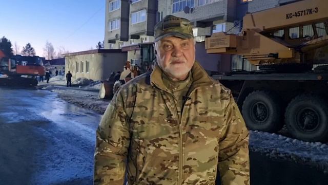 Владимир Уйба о рабочей поездке в Печору в связи с частичным обрушением пятиэтажного кирпичного дома смотреть онлайн