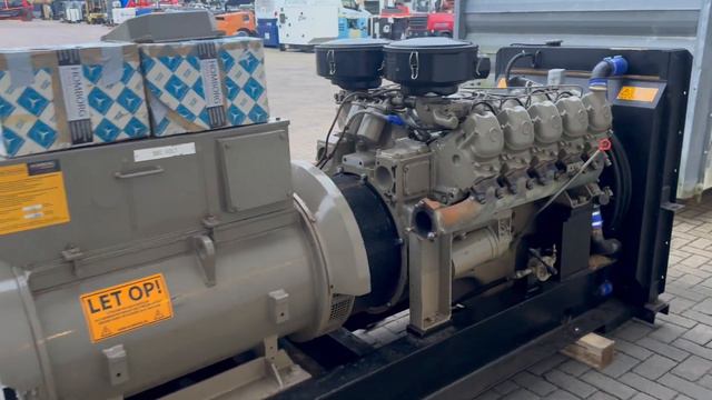 Mercedes Benz OM 403 Heemaf 160 kVA generatorset stoccknr 5554 смотреть онлайн