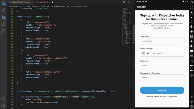 A better UX form for production - Build a chat app using React Native and Laravel from scratch смотреть онлайн