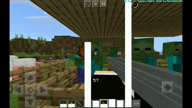 3D GUNS AND WEAPONS MOD MCPE Download смотреть онлайн