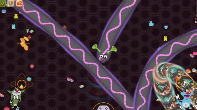 wormate.io / The Best Killing Worms Head Short / Snake game / oggy and Jack Voice смотреть онлайн