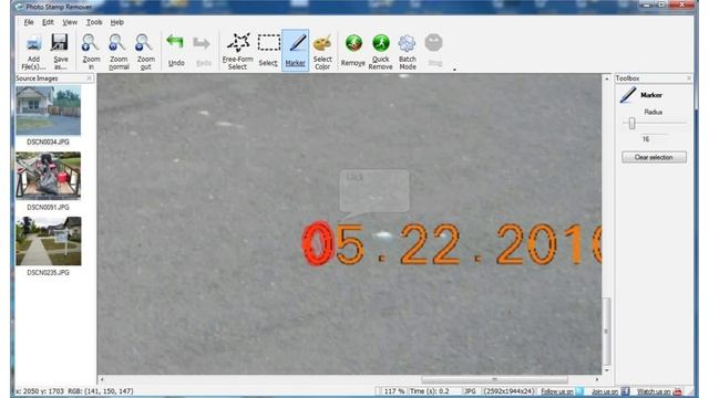 Removing date stamp from photos in a batch mode смотреть онлайн