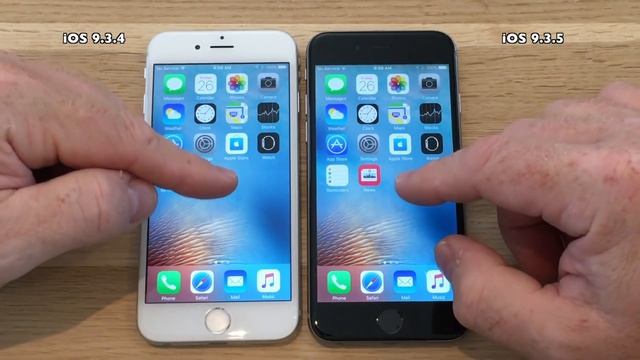 iPhone 6 : iOS 9.3.4 vs iOS 9.3.5 Build 13G36 Speed Test смотреть онлайн