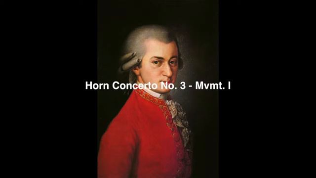 Mozart Horn Concerto No. 3 - Mvmt. I смотреть онлайн