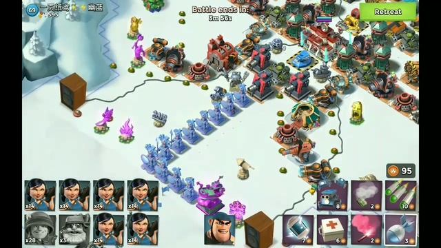 3 Offense Attacking 8 and 11 Boosted Ice Statues | Boom Beach VP Push #14 1546 VP смотреть онлайн