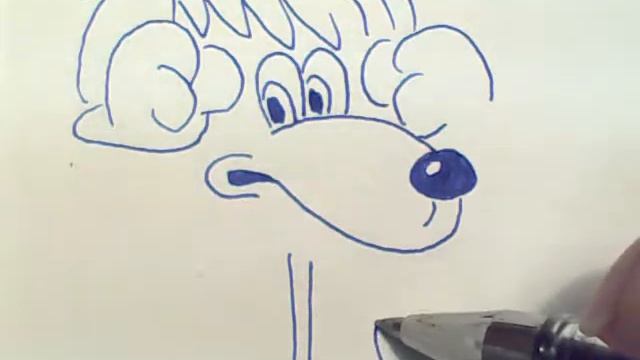Wolf with a book How to draw a easy? Волчонок из м/ф Капитошка Как нарисовать просто?) смотреть онлайн