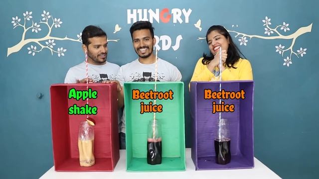 Mystery Drink Challenge | Guess The Weird Drink Challenge | Hungry Birds смотреть онлайн