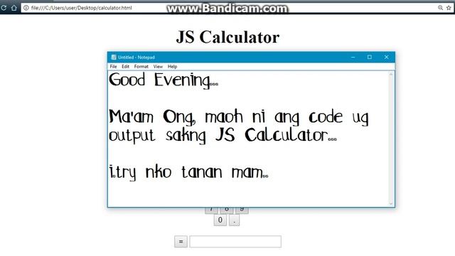 Java Script Calculator смотреть онлайн