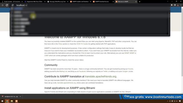 ¿WordPress es Gratis? Aprende a Instalar WordPress Offline ? Dostin Hurtado смотреть онлайн