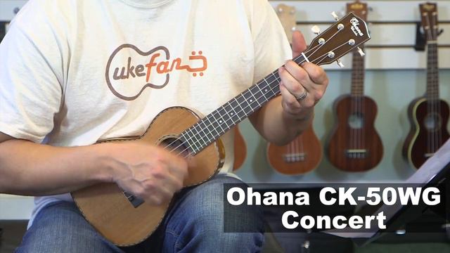 Ohana CK-50WG Ukulele Demo "This Little Light of Mine" смотреть онлайн