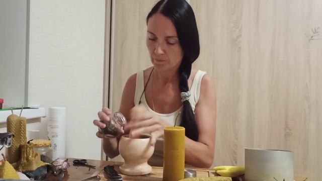 Свеча из воска с черным перцем ??️ смотреть онлайн