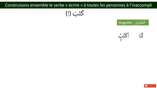J'apprends a conjuguer au présent المضارع المرفوع . AVEC LE PDF EN LIEN смотреть онлайн