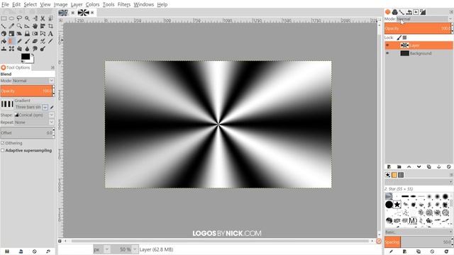 GIMP Tutorial: Brushed Steel Texture смотреть онлайн