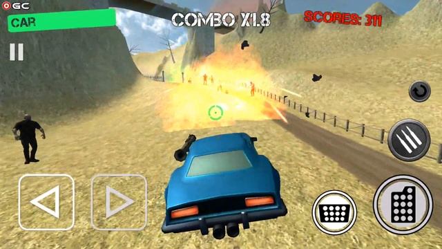 Zombie Crush Hill Road Drive - Car Games "Kill all Zombies" Android Gameplay FHD смотреть онлайн