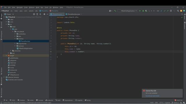 Springboot ile Proje Oluşturma #3 - Data Transfer Object (Dto), converter смотреть онлайн
