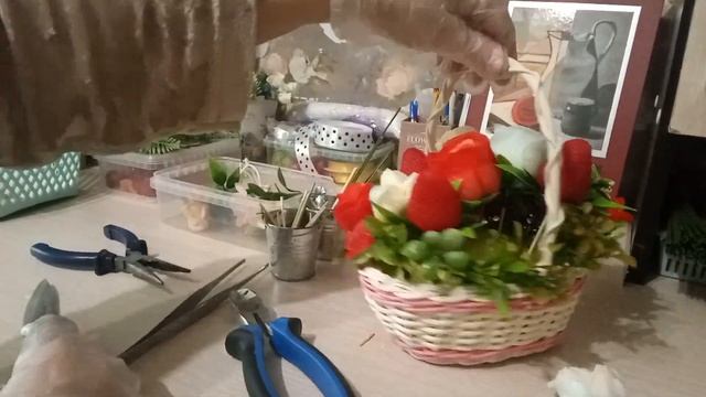 Создание мыльного букета в корзине смотреть онлайн