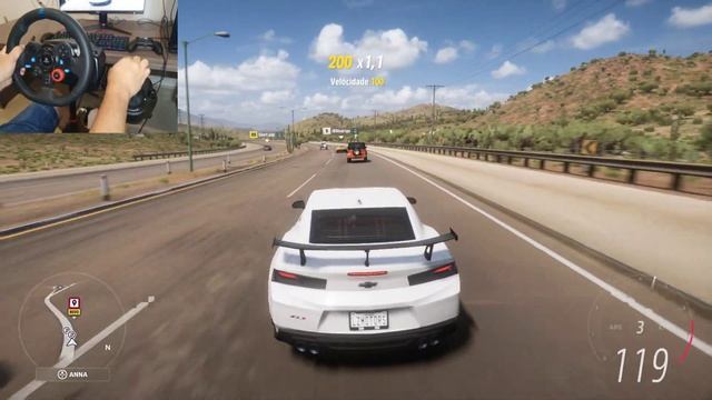 Forza Horizon 5 - CHEVROLET CAMARO ZL1 1LE / Logitech G29 смотреть онлайн