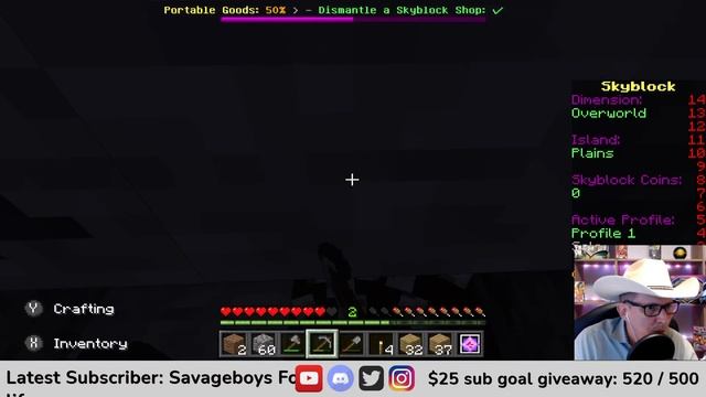 CubeCraft SkyBlock Playthrough – Oak Forest Island