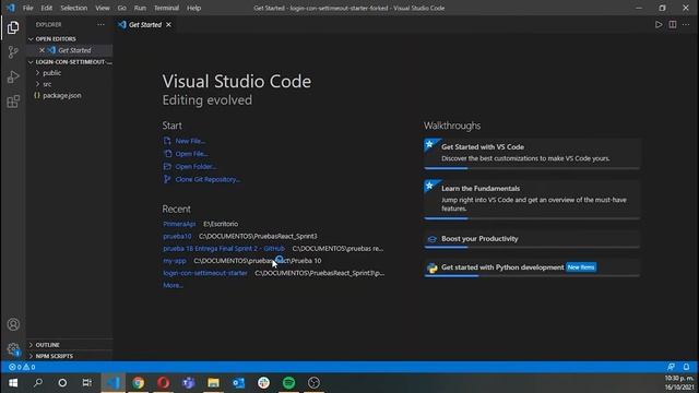 Tema 5 :Como abrir un proyecto de CodeSandbox en Visual Code смотреть онлайн