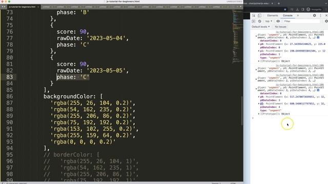 How to Change Color Of Line Segment in Chart JS 4 смотреть онлайн
