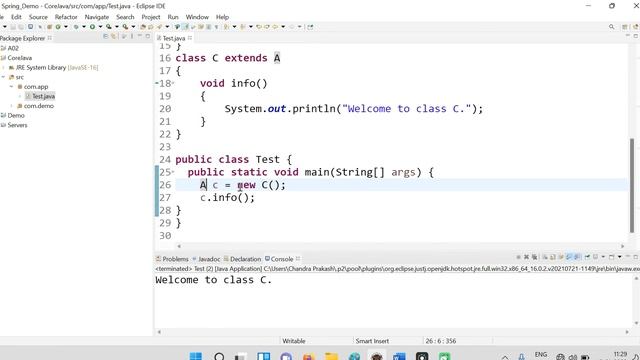 Method Overriding with Reference Type смотреть онлайн
