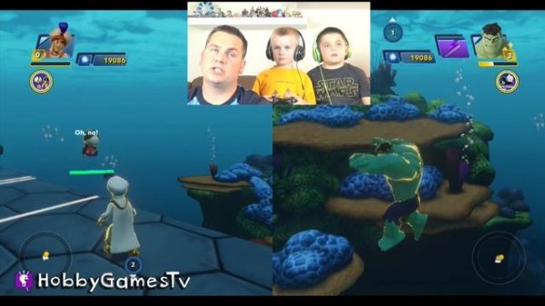 Hulk vs Hulk Buster Disney Infinity 3 0 Power Disc HobbyGamesTV