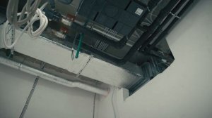 Монтаж фанкойлов и вентиляции в ЖК Лица в нежилом помещении. Отчетное видео.