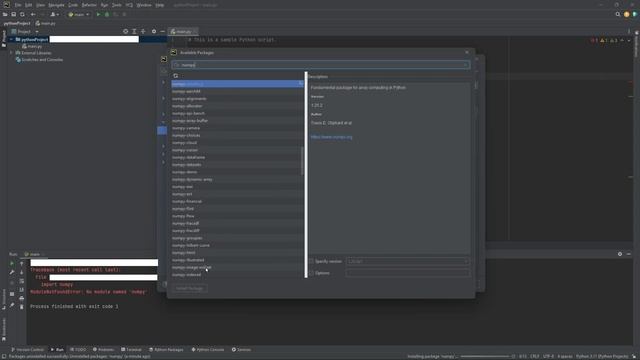 How to Import Numpy into PyCharm смотреть онлайн