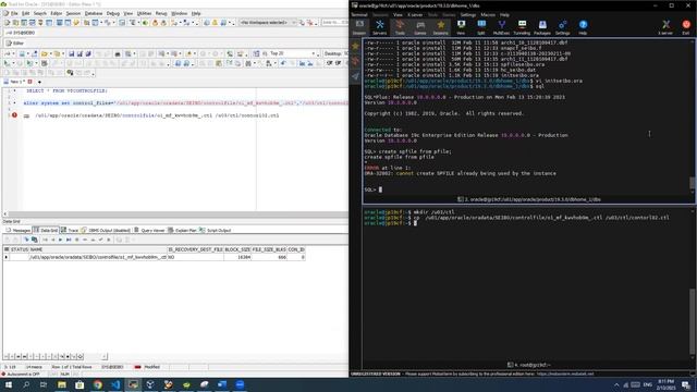 Oracle 19c Multiplexando Control Files - Recuperando Control Files Multiplexado - 13-02-2023 смотреть онлайн