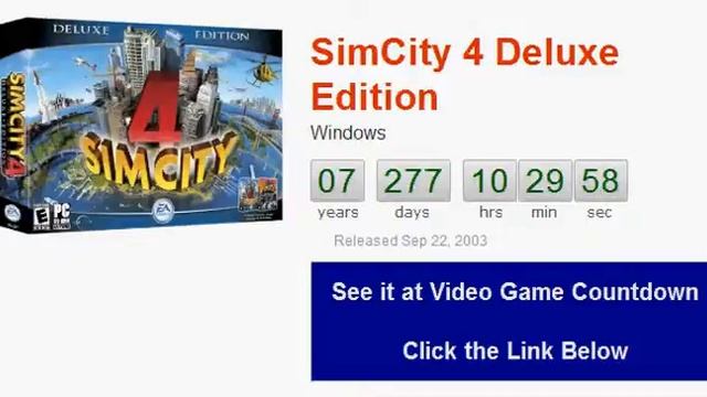 SimCity 4 Deluxe Edition PC Countup смотреть онлайн