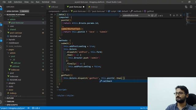 29- Nuxt.js - Blogging Platform - Edit Post (Practice Time) [Arabic] смотреть онлайн