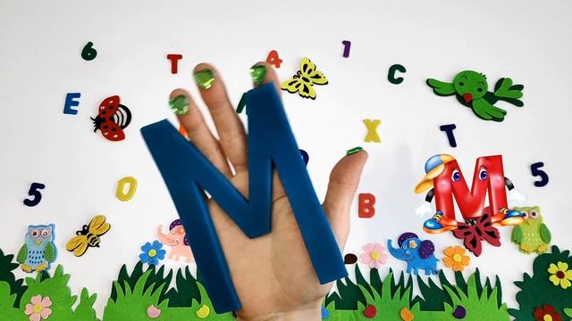Изучаем Азбуку и Цвета вместе с Элмо и Зои. Буква М. Learn the Alphabet and Colors. смотреть онлайн